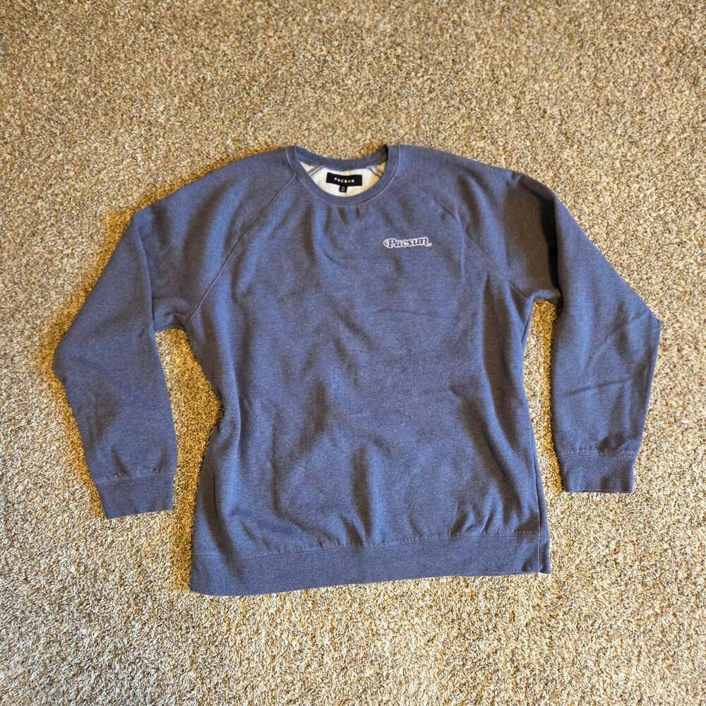 Pacsun Blue Crewneck Sweatshirt